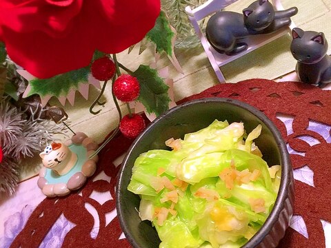 揉めば美味しくな〜る、春キャベツの浅漬風サラダ